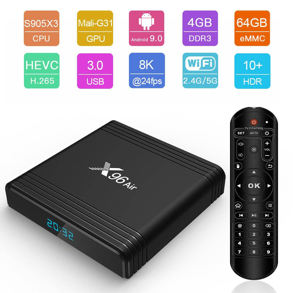 Where to find reliable amlogic S905X3 X96 air streaming player Source exporter