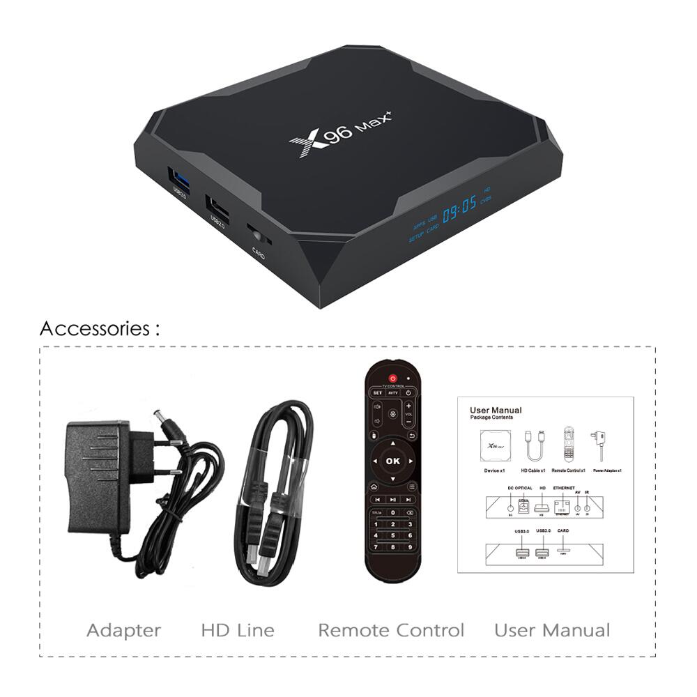 ODM X96 max+ amlogic S905X3 android tv boxes by original manufacturer