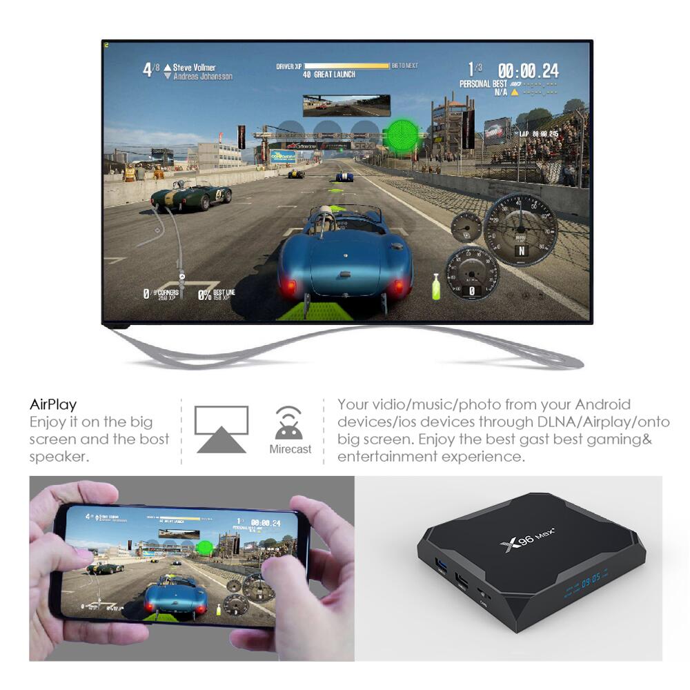 ODM X96 max+ amlogic S905X3 android tv boxes by original manufacturer