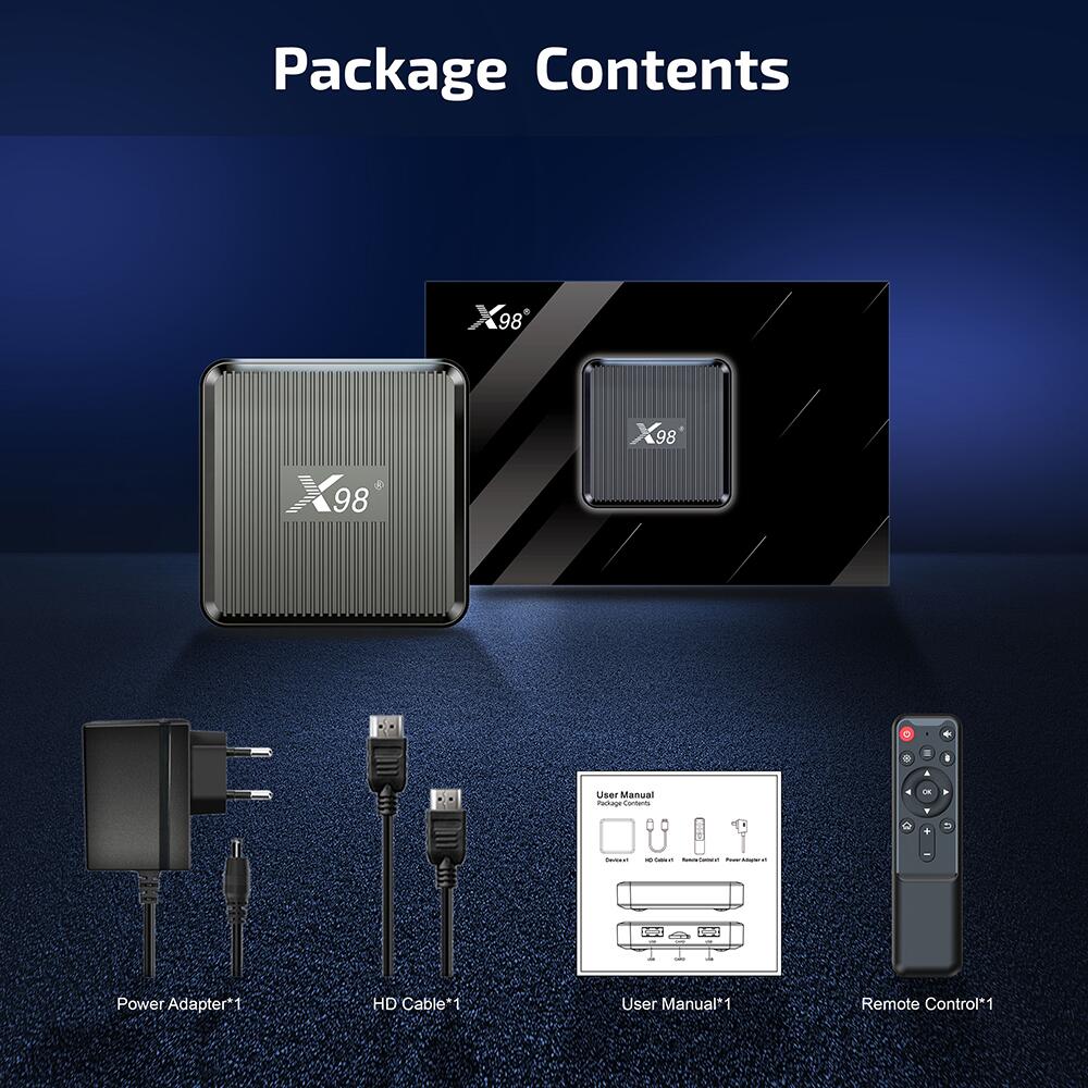 customize Amlogic S905W2 X98Q android tv boxes by Source manufacturer