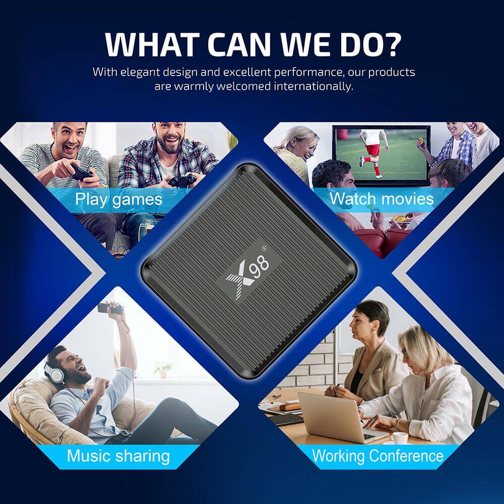 customize Amlogic S905W2 X98Q android tv boxes by Source manufacturer