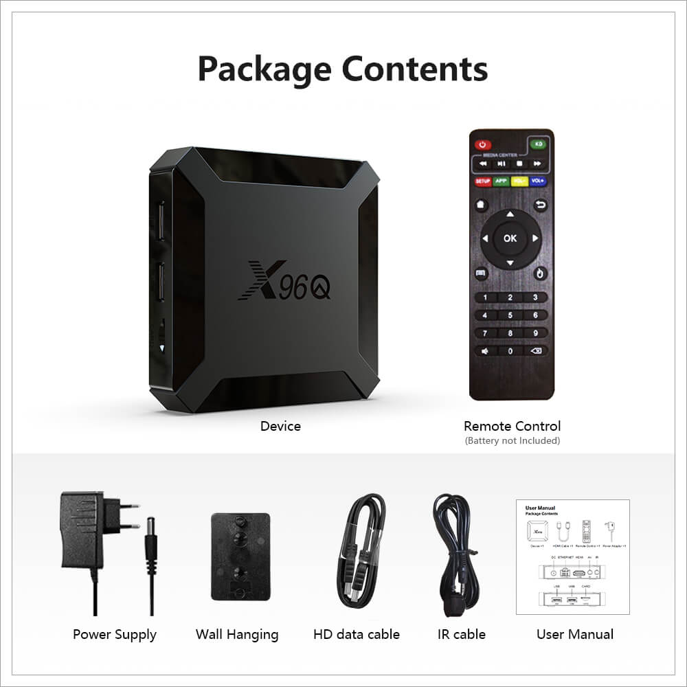 Introduce the Newcomer: Exceptional X96Q android tv boxes