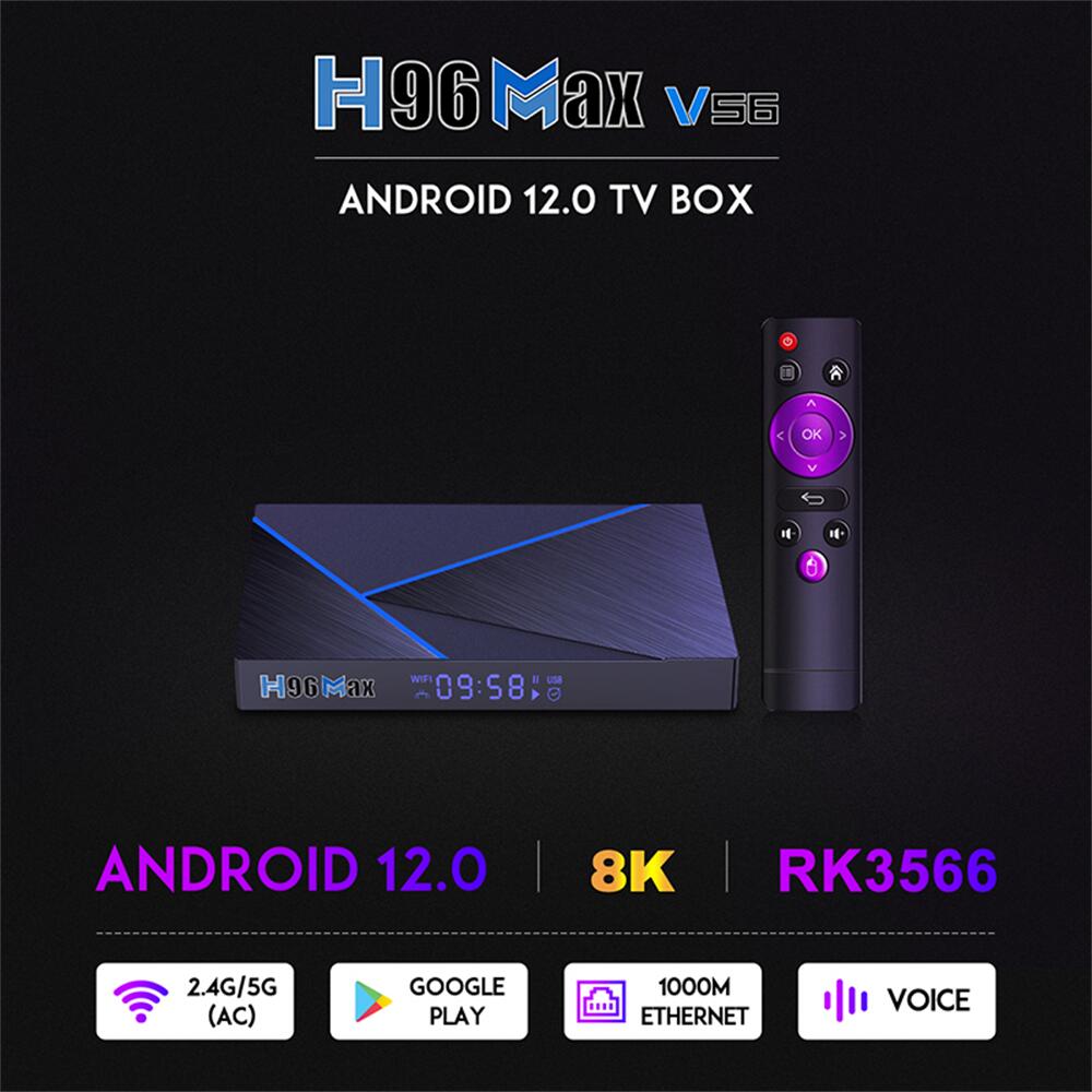 Where to find reliable Rockchip RK3566 H96 MAX V56 smart tv box Source manufacturer