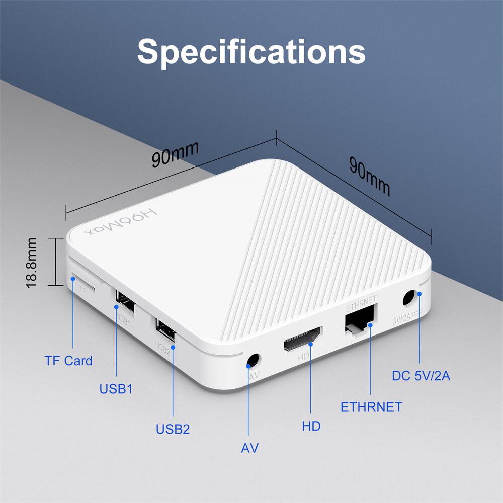 ODM H96 Max H313 Allwinner H313 linux tv box by china Source manufacturer in 2025