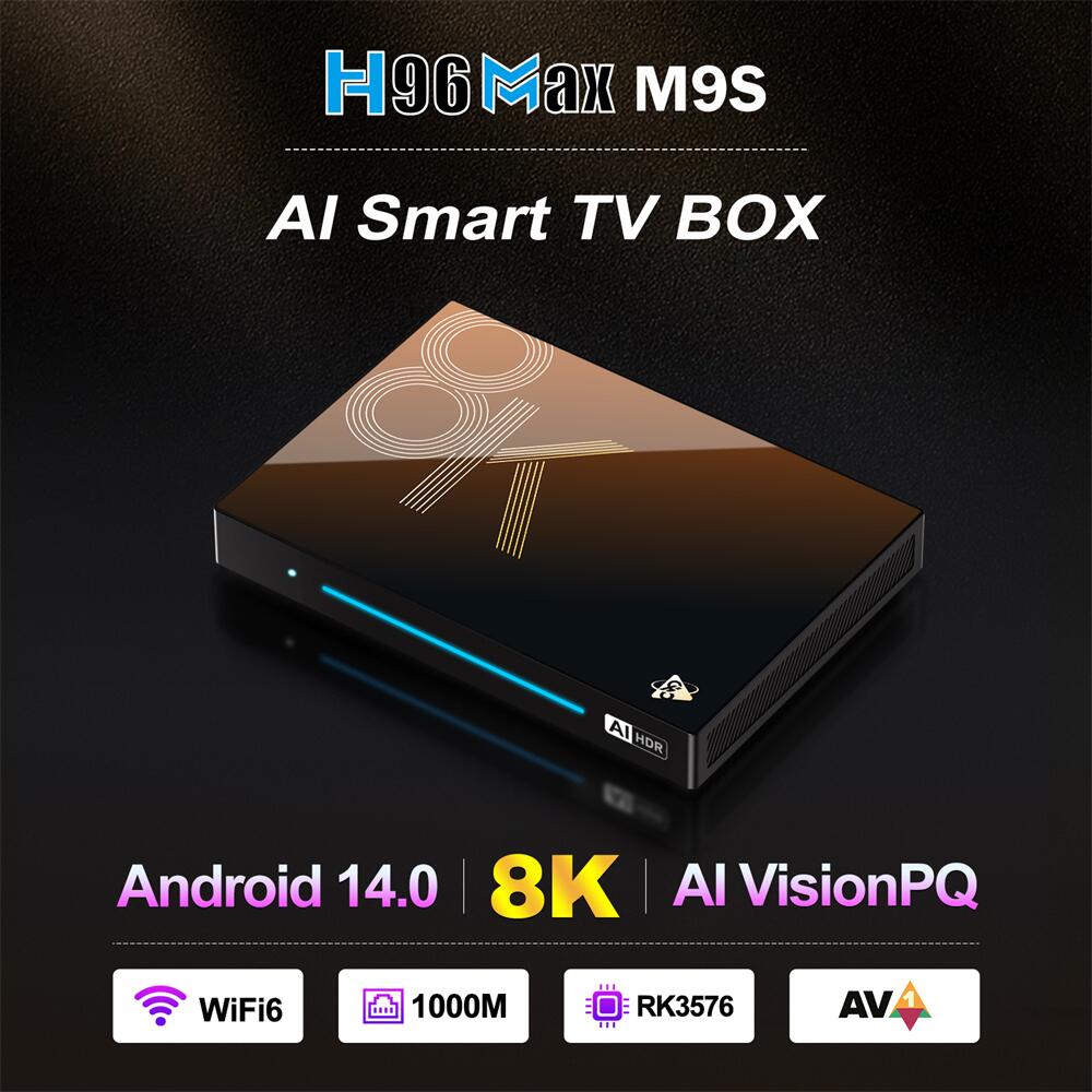 customize RockChip RK3576 H96 Max M9S smart tv box by Source manufacturer