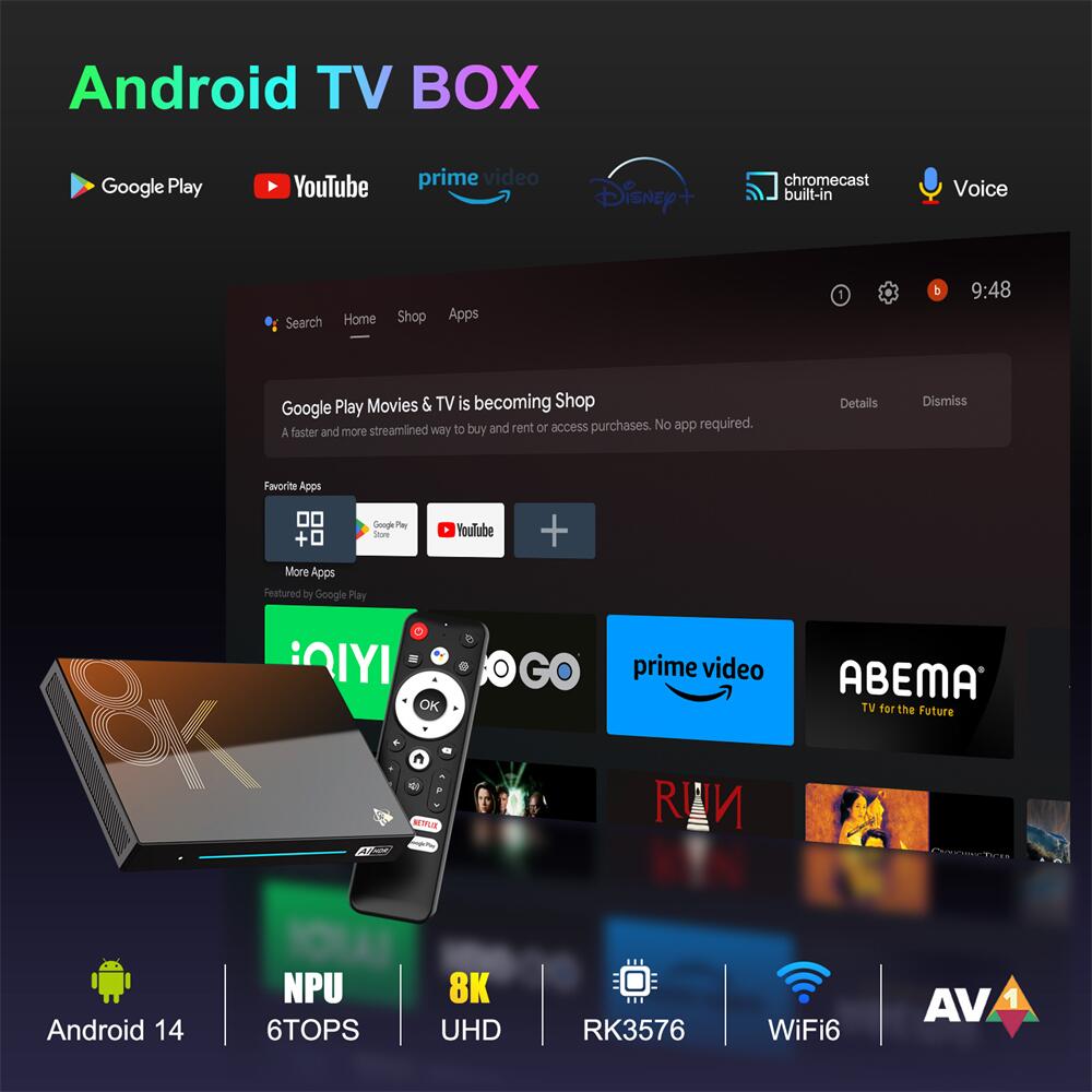 customize RockChip RK3576 H96 Max M9S smart tv box by Source manufacturer