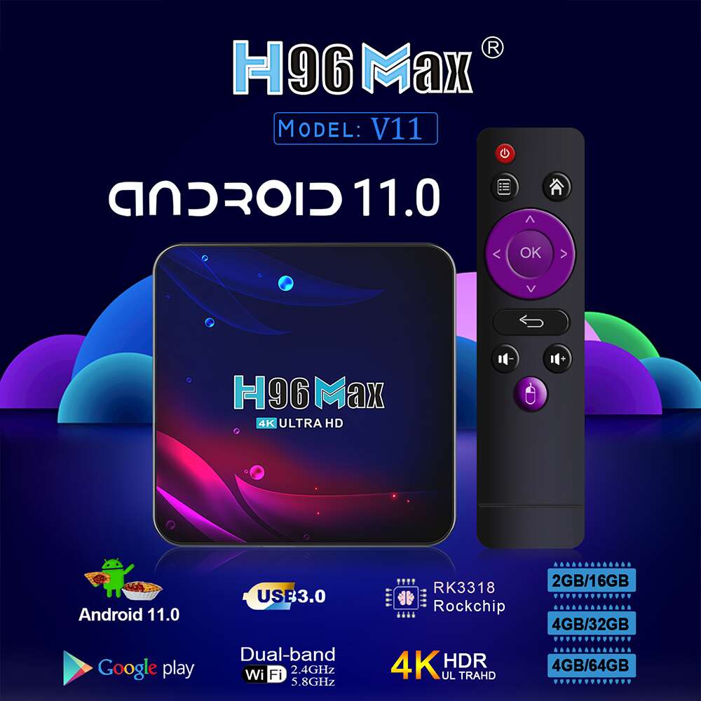 Where to find reliable H96 Max V11 RockChip RK3318 android tv boxes china Source supplier in 2025