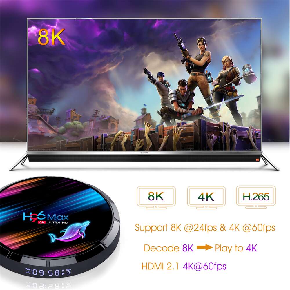 ODM Amlogic S905X3 H96 Max X3 android tv boxes by china Source supplier in 2025