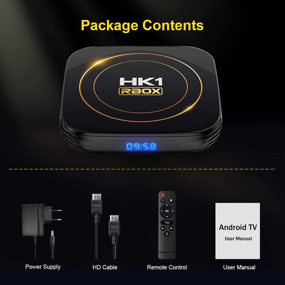 ODM HK1 RBOX H8S Allwinner H618 iptv boxes by china original factory in 2025