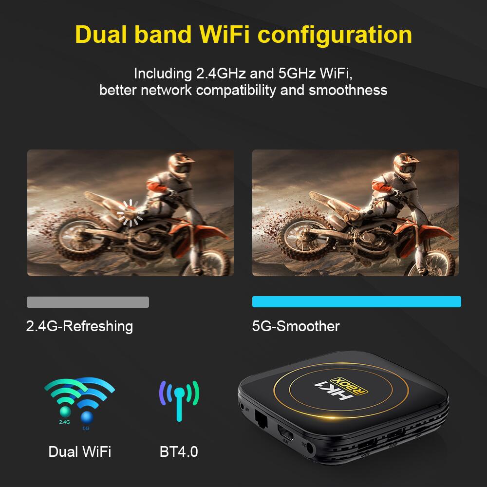 ODM HK1 RBOX H8S Allwinner H618 iptv boxes by china original factory in 2025