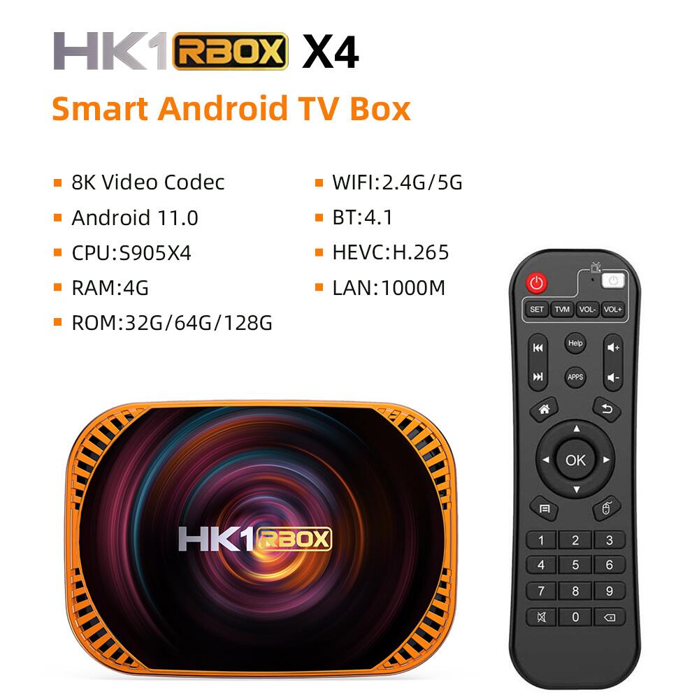 ODM HK1 RBOX X4 amlogic S905X4 iptv boxes by original manufacturer