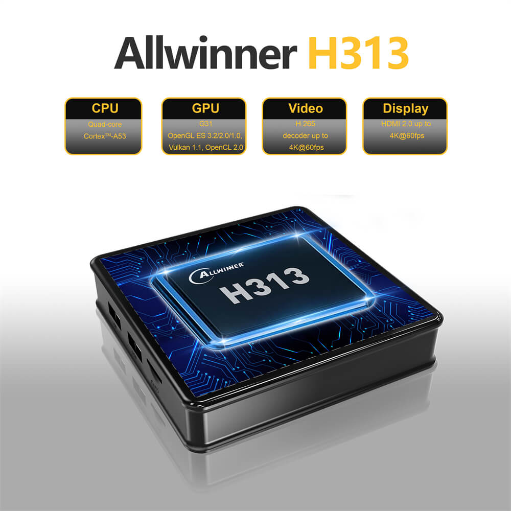 customize Allwinner H313 X5 OTT boxes by Source manufacturer in 2025