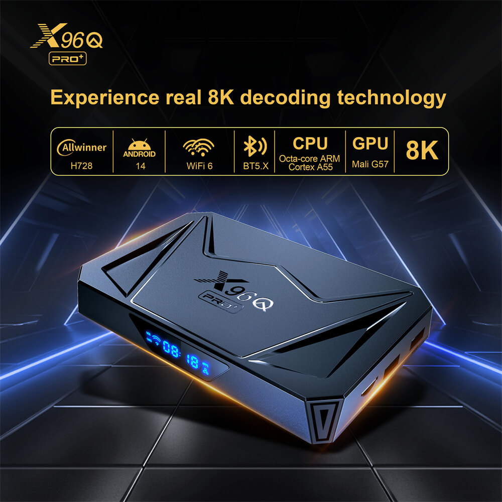 ODM X96Q PRO+ Allwinner H728 tv boxes by Source manufacturer in 2025