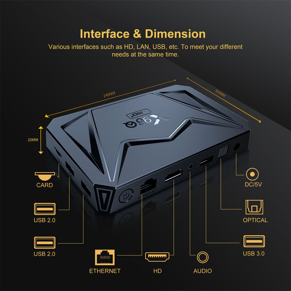 ODM X96Q PRO+ Allwinner H728 tv boxes by Source manufacturer in 2025