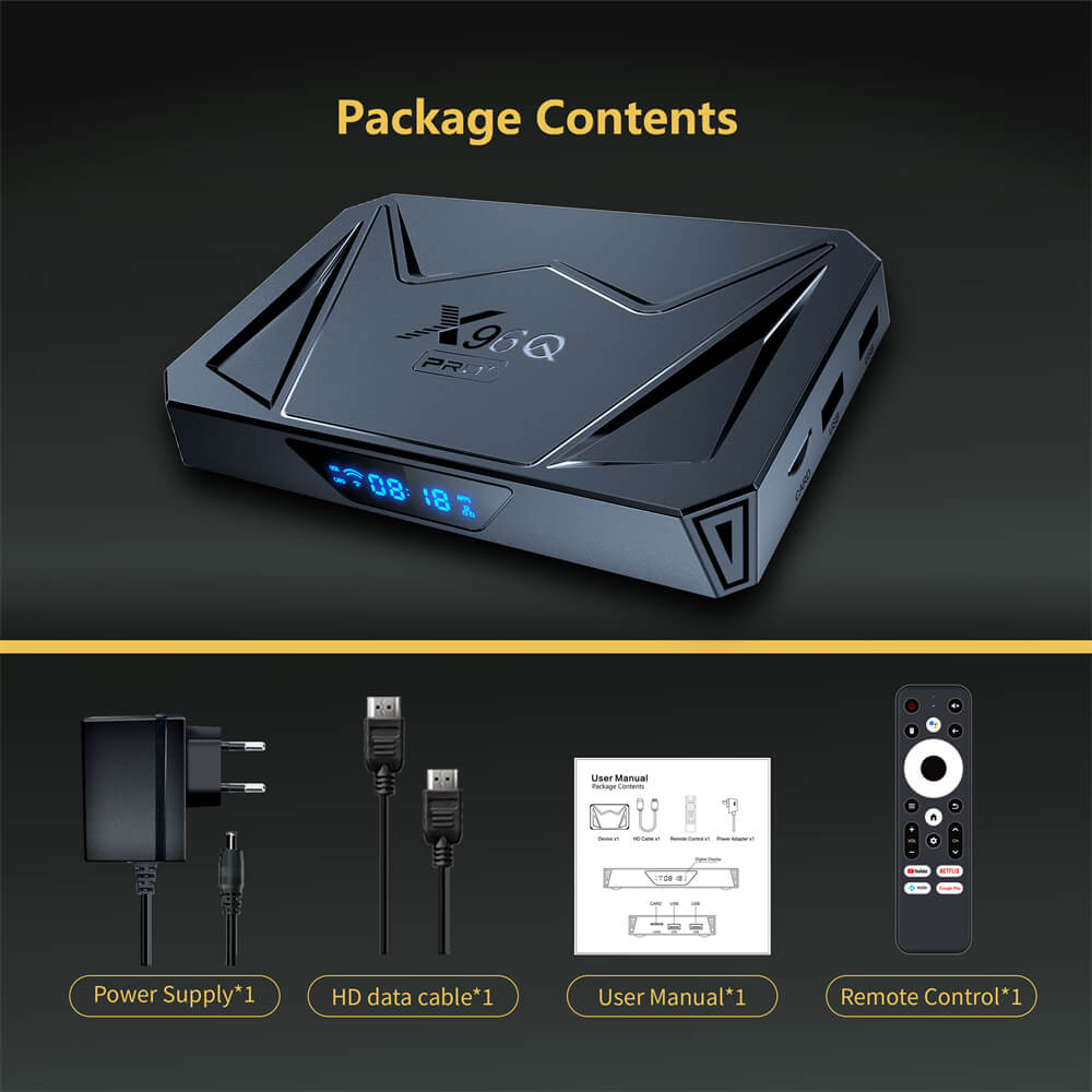 ODM X96Q PRO+ Allwinner H728 tv boxes by Source manufacturer in 2025