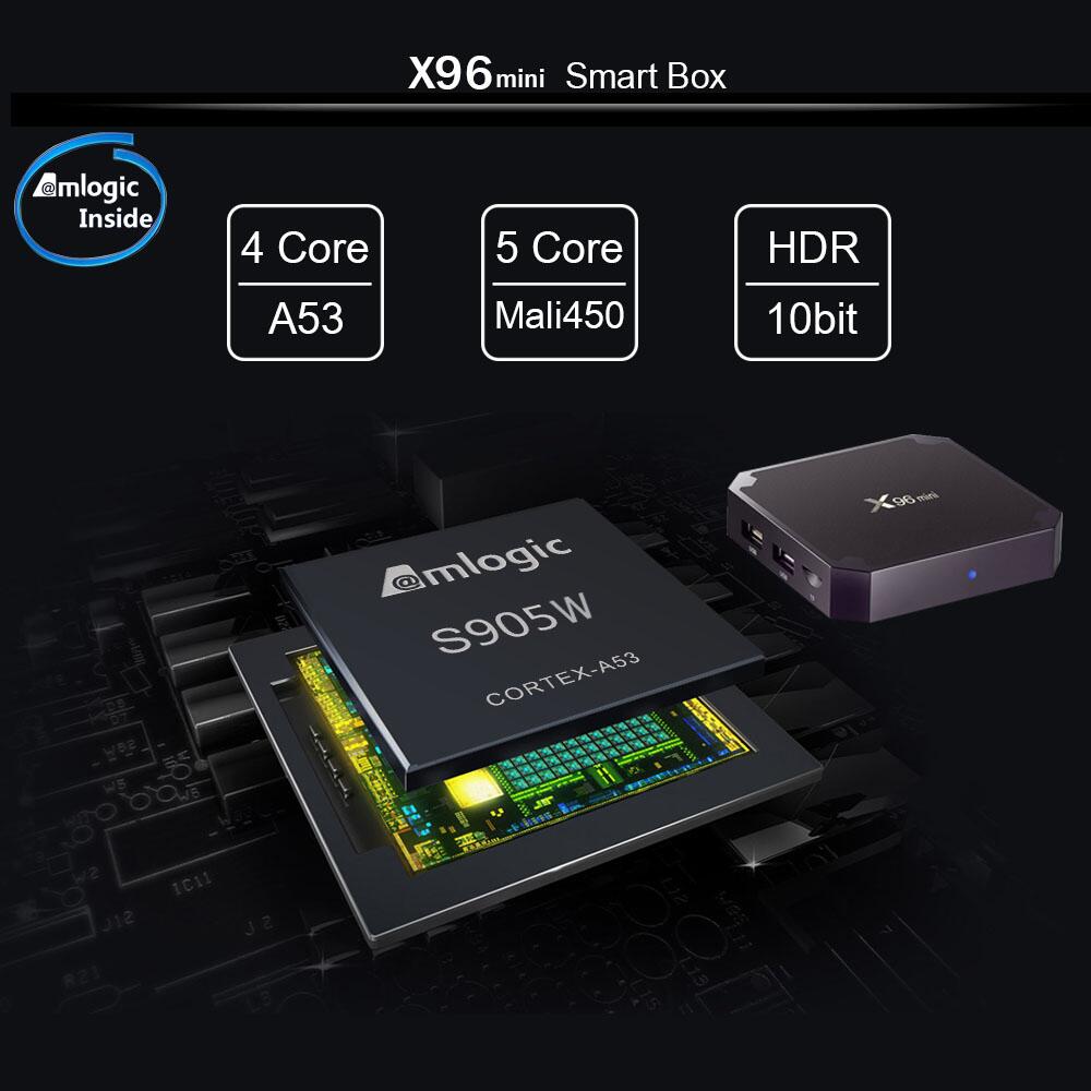 customize Amlogic S905W2 X96mini smart tv boxes by Source provider in 2025