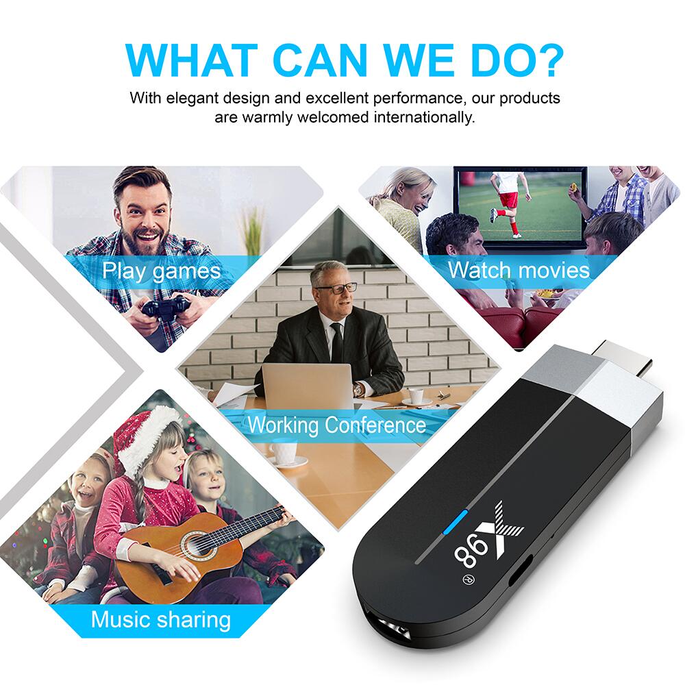 customize X98-S500 Amlogic S905y4 smart tv stick by original manufacturer in 2025