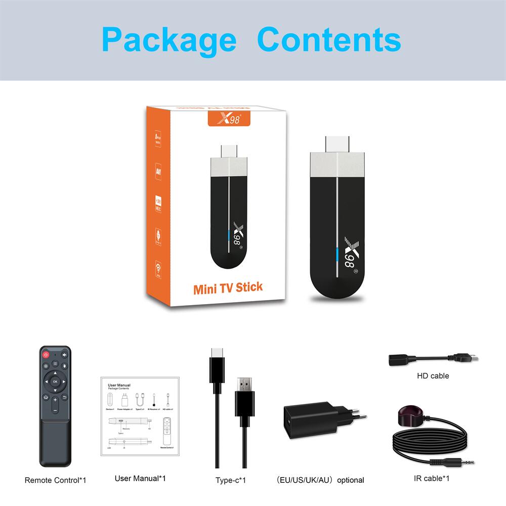 customize X98-S500 Amlogic S905y4 smart tv stick by original manufacturer in 2025