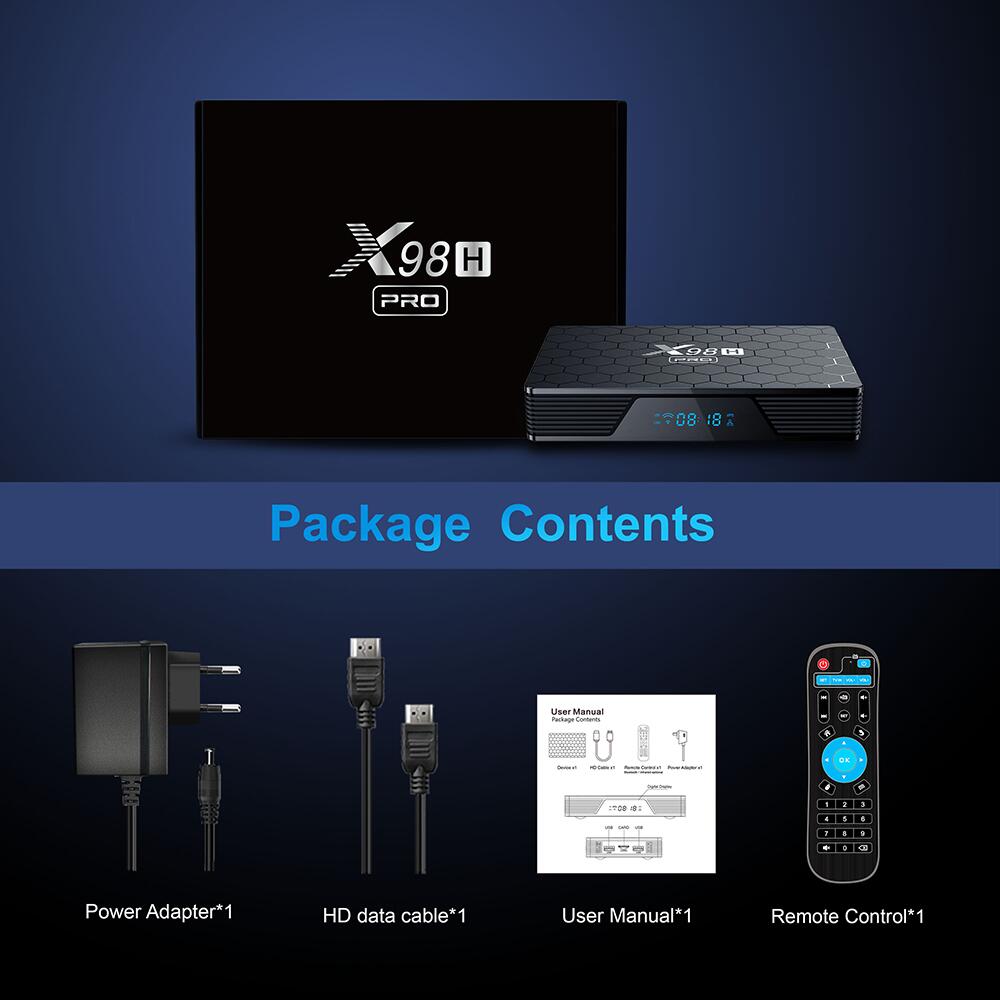 How to ODM X98H Pro Allwinner H618 android tv box by original manufacturer